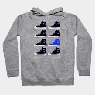 Stand Out From The Crowd | Blue Sneaker Hoodie